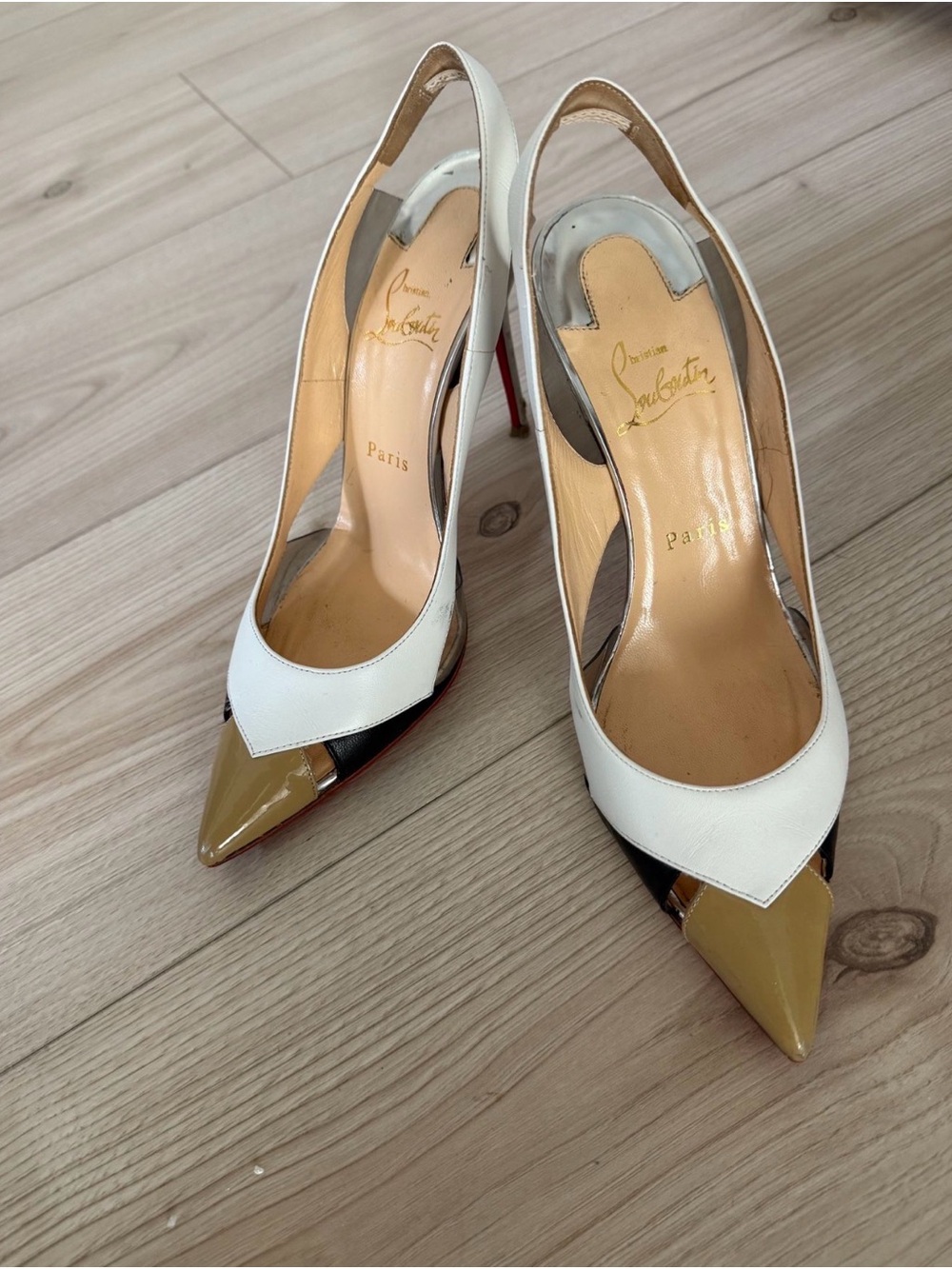 Christian Louboutin air chance cutout Stiletto Heels Size 38 (7.5) - Picture 2 of 4